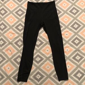 Pure Luxe By Fabletics Womens  Black 7/8 Leggings Size Small